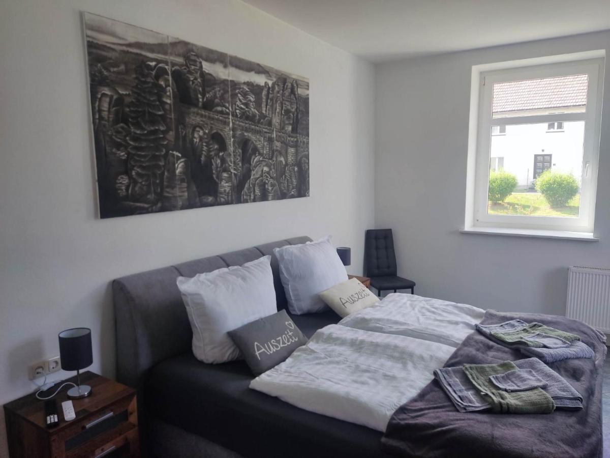 Ferienwohnung Am Hofladen Hellendorf - Saechsische Schweiz Bad Gottleuba المظهر الخارجي الصورة