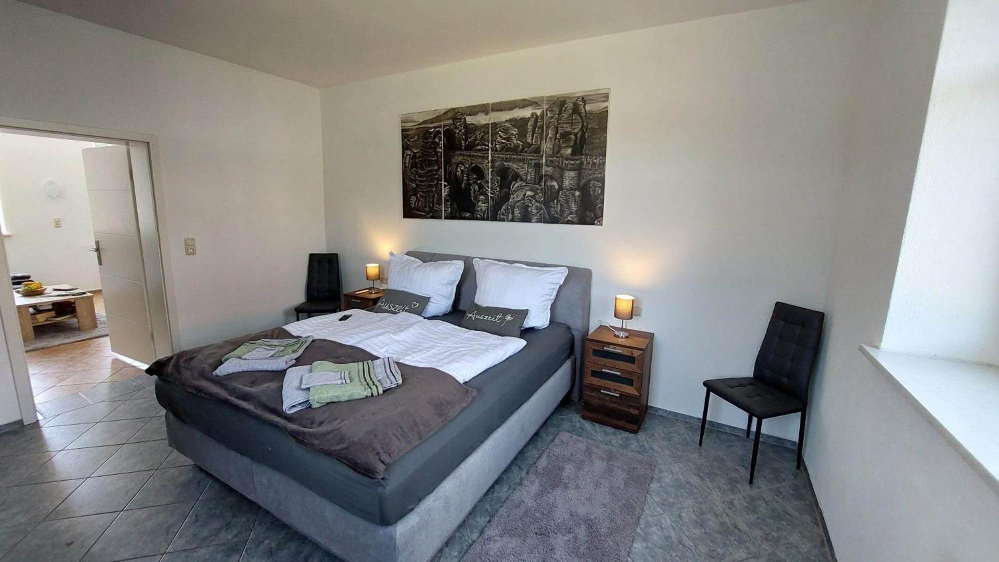 Ferienwohnung Am Hofladen Hellendorf - Saechsische Schweiz Bad Gottleuba المظهر الخارجي الصورة