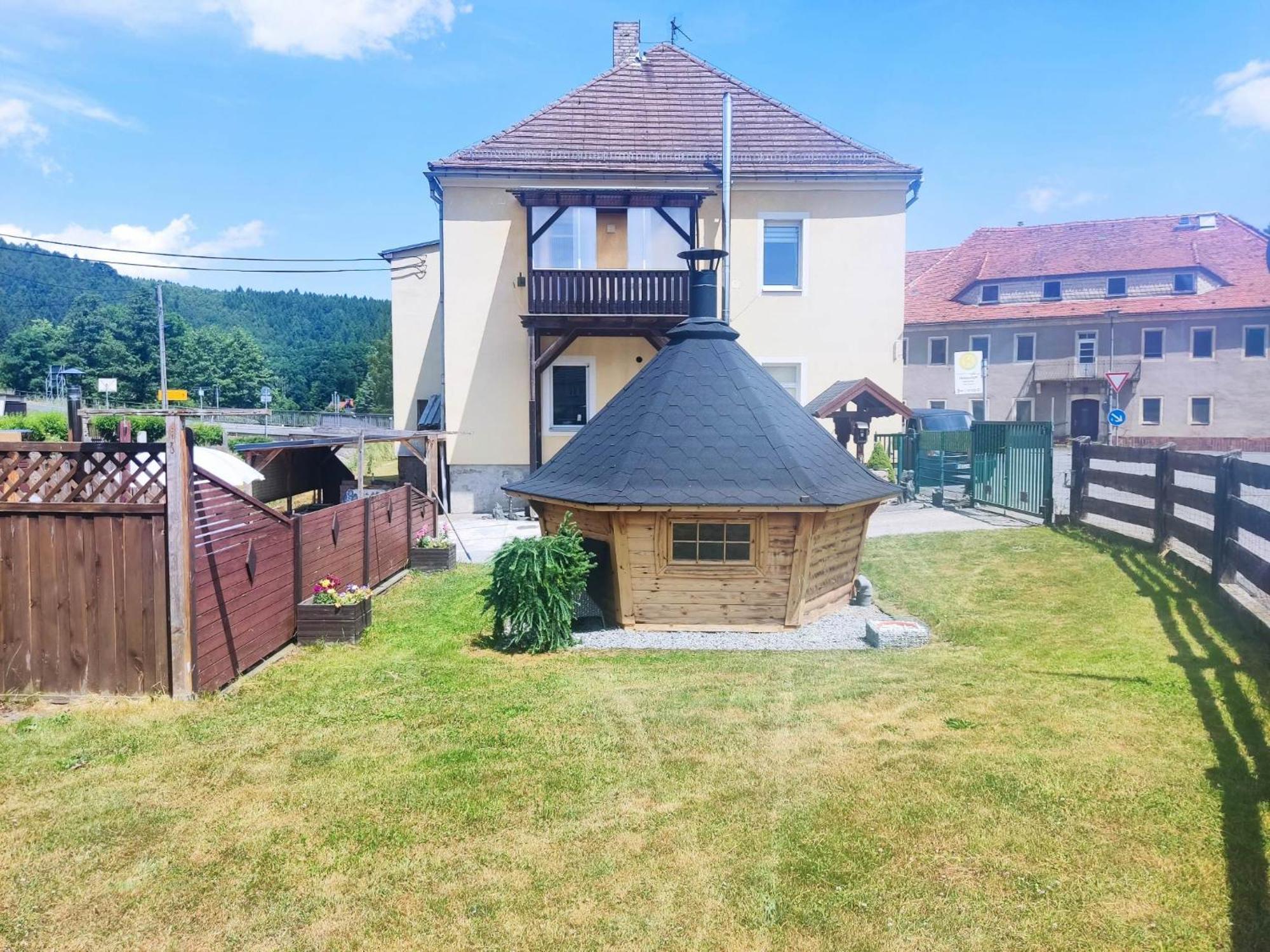 Ferienwohnung Am Hofladen Hellendorf - Saechsische Schweiz Bad Gottleuba المظهر الخارجي الصورة